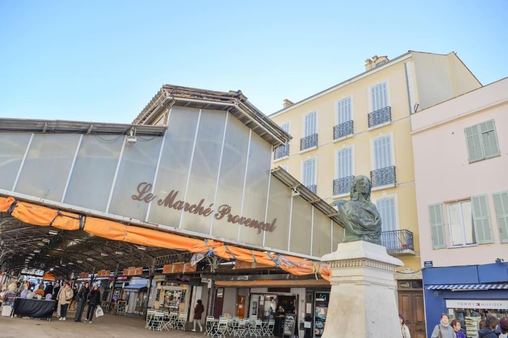 Old Town Antibes Superb New Flat, For 3, Ac, Wi-Fi Apartamento Exterior foto
